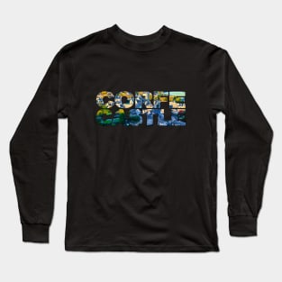 CORFE CASTLE - Village, Dorset, England Long Sleeve T-Shirt